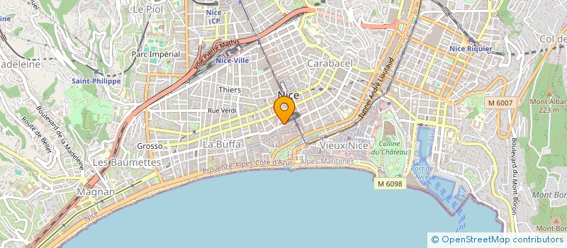 localisation de l'entreprise MONSIEUR SAMMY BRUN à NICE