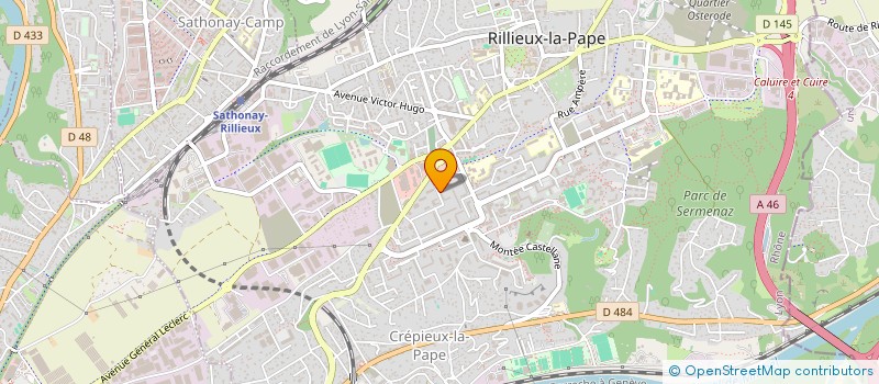 localisation de l'entreprise MONSIEUR SAMMY DURRIEU  RILLIEUX-LA-PAPE