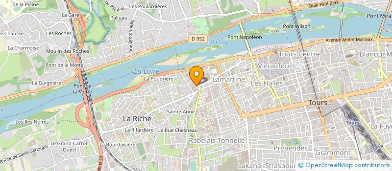 localisation de l'entreprise MONSIEUR SAMMY ENGRAMER  TOURS