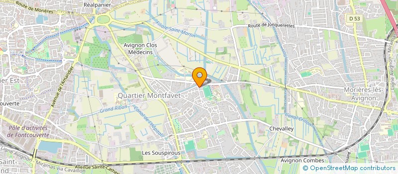 localisation de l'entreprise MONSIEUR SAMMY GRION  AVIGNON