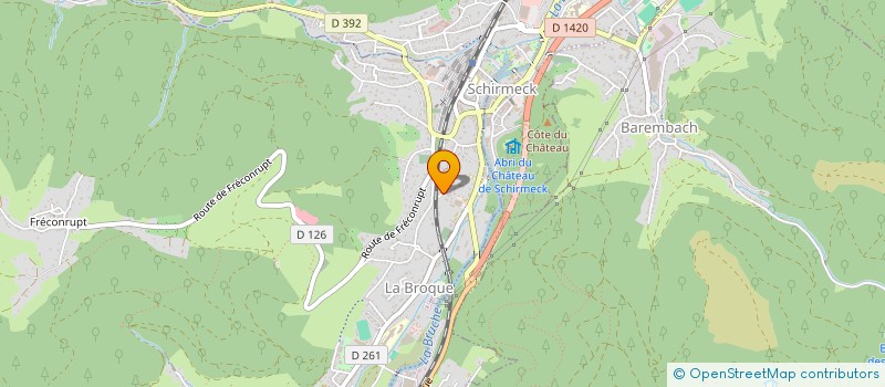 localisation de l'entreprise MONSIEUR SAMMY JACQUOT  LA BROQUE