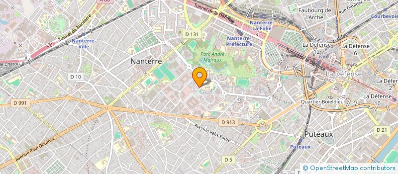 localisation de l'entreprise MONSIEUR SAMMY JALLAB  NANTERRE