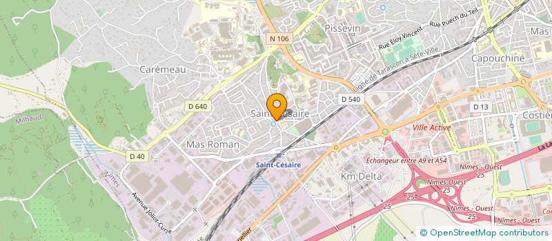 localisation de l'entreprise MONSIEUR SAMMY PRUVOST  NIMES