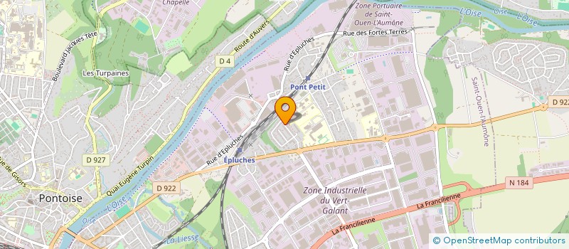 localisation de l'entreprise MONSIEUR SAMMY SWEETSUR  SAINT-OUEN-L'AUMONE