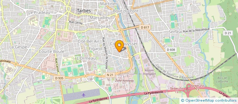 localisation de l'entreprise MONSIEUR SAMMY UDA  TARBES