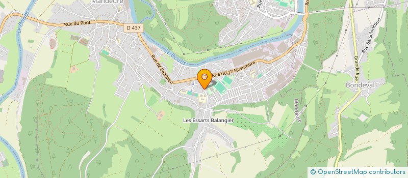 localisation de l'entreprise MONSIEUR SAMMY YALLAOUI  MANDEURE