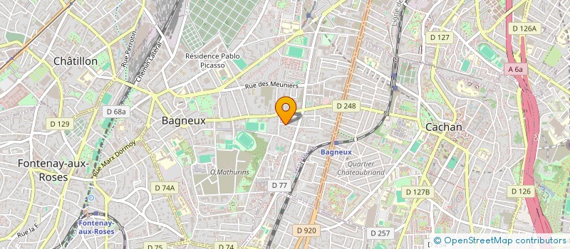 localisation de l'entreprise MONSIEUR SAMO BENBARICH à BAGNEUX
