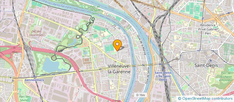 localisation de l'entreprise MONSIEUR SAMOUKA CAMARA  VILLENEUVE-LA-GARENNE