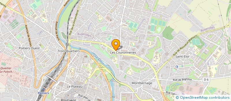 localisation de l'entreprise MONSIEUR SAMOUKA KOUROUMA  POITIERS