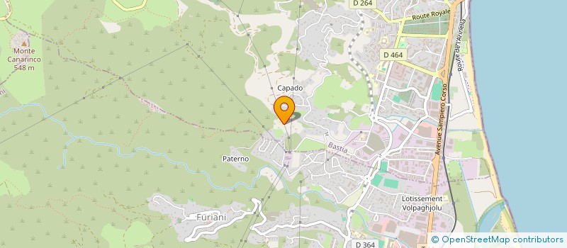 localisation de l'entreprise MONSIEUR SAMPIERU MARIOTTI à BASTIA