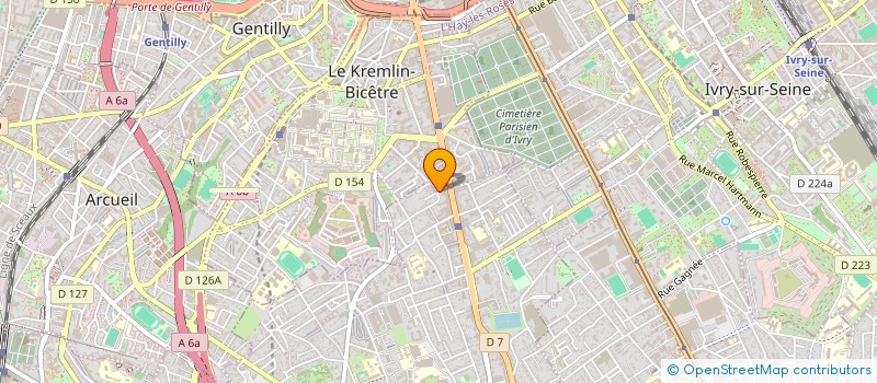 localisation de l'entreprise MONSIEUR SAMRAN RUNGRUANG  LE KREMLIN-BICETRE