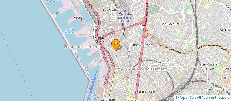 localisation de l'entreprise MONSIEUR SAMSAM TABET à MARSEILLE