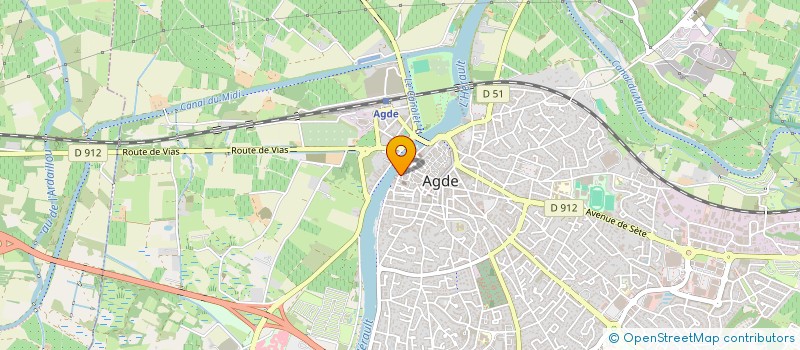 localisation de l'entreprise MONSIEUR SAMSON ADZOVIC à AGDE