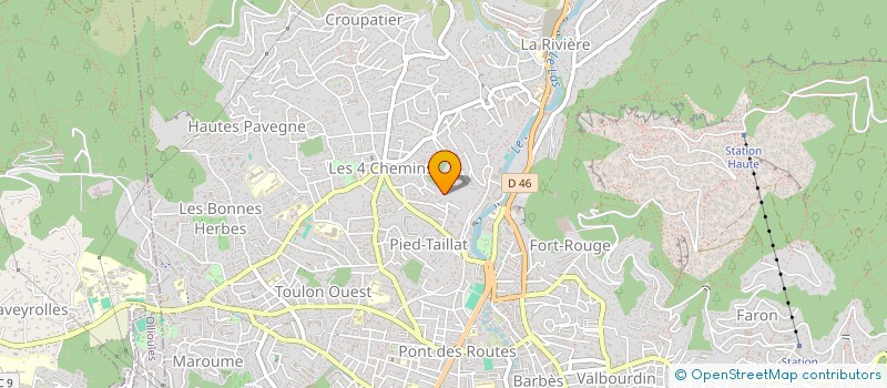 localisation de l'entreprise MONSIEUR SAMSON GOMIS  TOULON