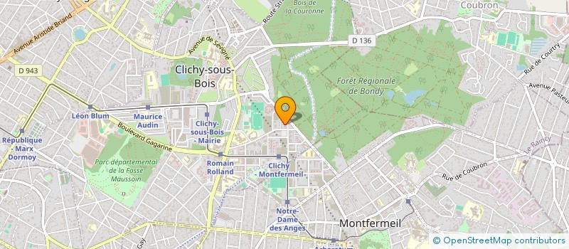 localisation de l'entreprise MONSIEUR SAMSON MICHAUD à CLICHY-SOUS-BOIS