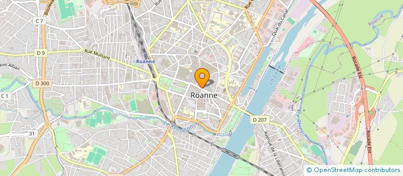 localisation de l'entreprise MONSIEUR SAMSON PATORET  ROANNE