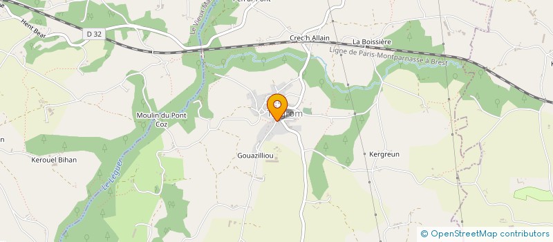 localisation de l'entreprise MONSIEUR SAMSON RAQUINARD  TREGROM