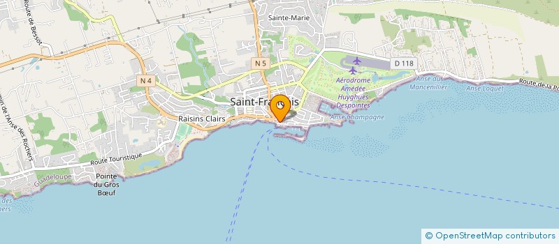 localisation de l'entreprise MONSIEUR SAMSON RATTINON à SAINT-FRANCOIS