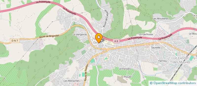 localisation de l'entreprise MONSIEUR SAMSON ZANKO  LE LUC