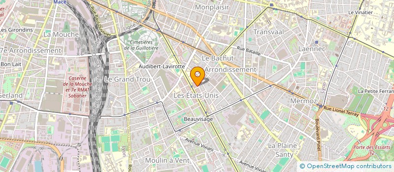 localisation de l'entreprise MONSIEUR SAMSOOR RASSOLI  LYON