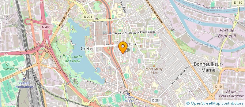 localisation de l'entreprise MONSIEUR SAMUEL ABITBOL  CRETEIL