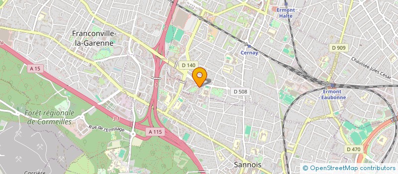 localisation de l'entreprise MONSIEUR SAMUEL ACHAB  ERMONT