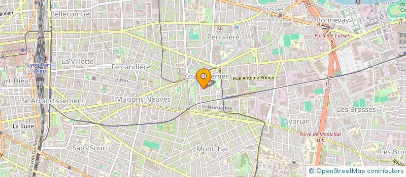 localisation de l'entreprise MONSIEUR SAMUEL ADON  VILLEURBANNE