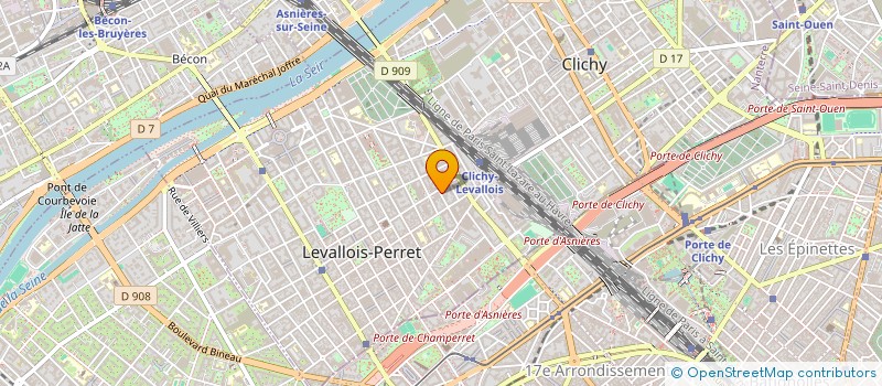 localisation de l'entreprise MONSIEUR SAMUEL AFIF à LEVALLOIS PERRET