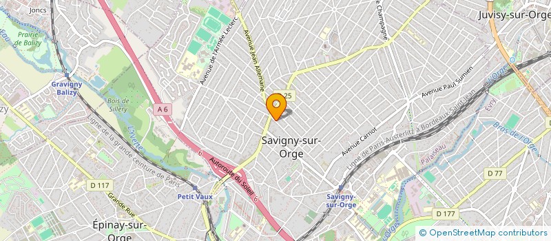 localisation de l'entreprise MONSIEUR SAMUEL AIORDACHIOAIE à SAVIGNY-SUR-ORGE