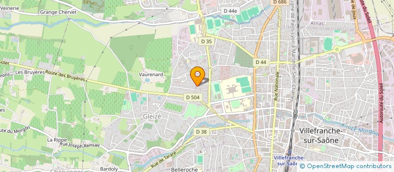 localisation de l'entreprise MONSIEUR SAMUEL ALAVEZ  VILLEFRANCHE-SUR-SAONE
