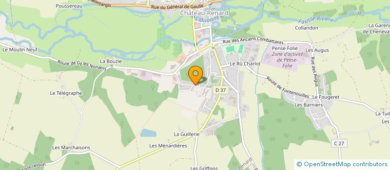localisation de l'entreprise MONSIEUR SAMUEL ALEXANDER SHELLEY à CHATEAU-RENARD