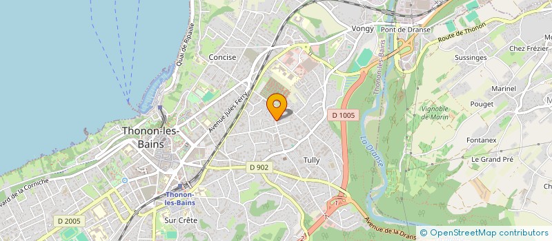 localisation de l'entreprise MONSIEUR SAMUEL ALLOUCH à THONON-LES-BAINS