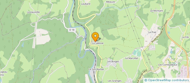 localisation de l'entreprise MONSIEUR SAMUEL ALOUCHY à SAINT-SILVAIN-BELLEGARDE
