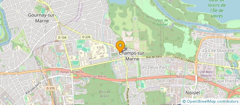 localisation de l'entreprise MONSIEUR SAMUEL ALVES  CHAMPS-SUR-MARNE