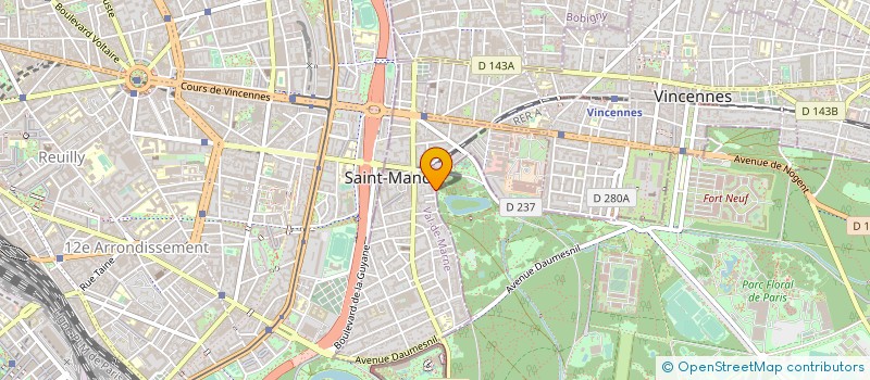 localisation de l'entreprise MONSIEUR SAMUEL AMAR à SAINT-MANDE