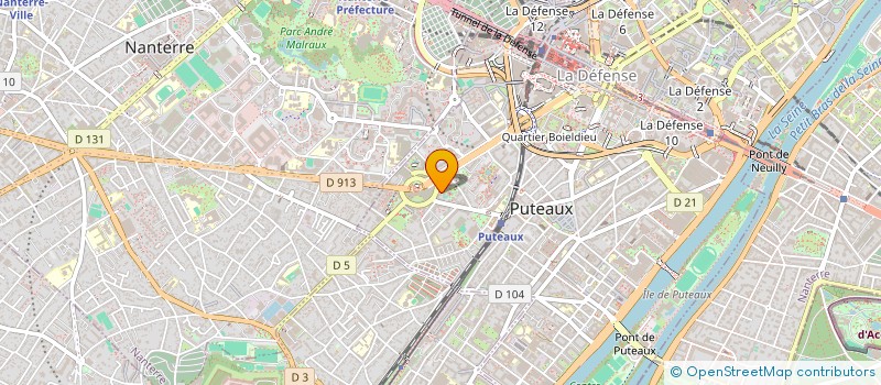 localisation de l'entreprise MONSIEUR SAMUEL AMAR  PUTEAUX