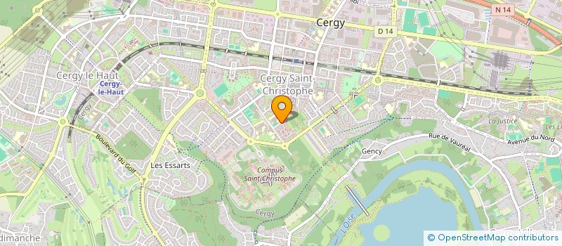 localisation de l'entreprise MONSIEUR SAMUEL ANTONIO HELENA  CERGY