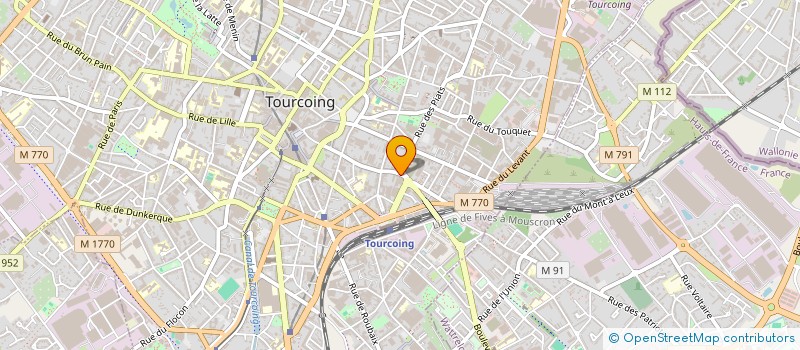 localisation de l'entreprise MONSIEUR SAMUEL ARDOUIN  TOURCOING