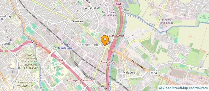 localisation de l'entreprise MONSIEUR SAMUEL ATTIA  TOULOUSE