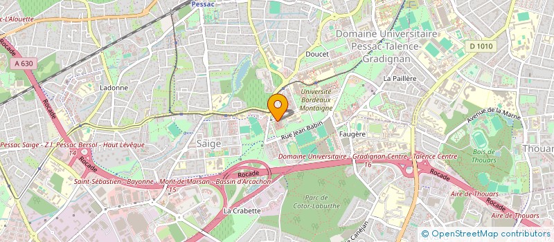 localisation de l'entreprise MONSIEUR SAMUEL AUSSEIL  PESSAC