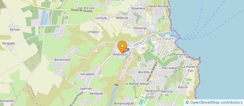 localisation de l'entreprise MONSIEUR SAMUEL AUSTIN-LE MAUX à LE PALAIS