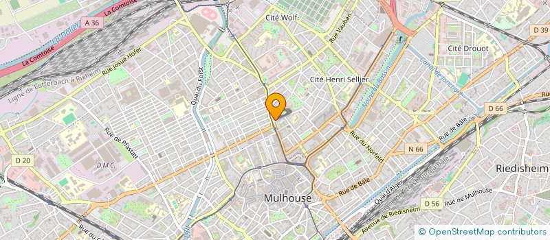 localisation de l'entreprise MONSIEUR SAMUEL AYACHE à MULHOUSE