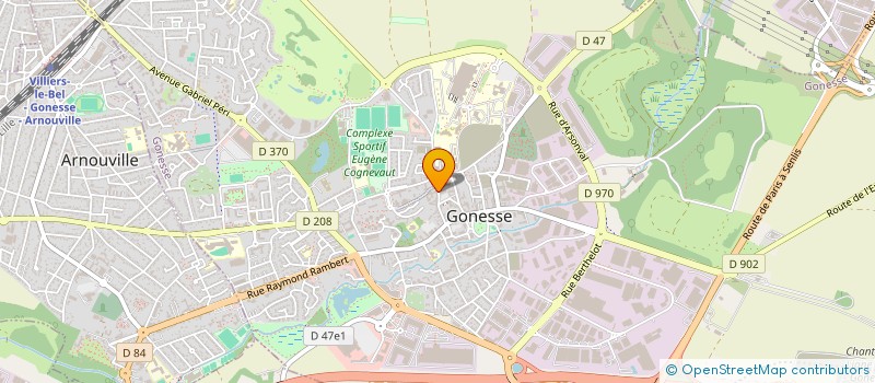 localisation de l'entreprise MONSIEUR SAMUEL BAAH à GONESSE