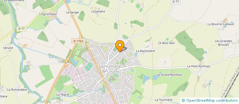 localisation de l'entreprise MONSIEUR SAMUEL BADAIRE à MONTAIGU-VENDEE
