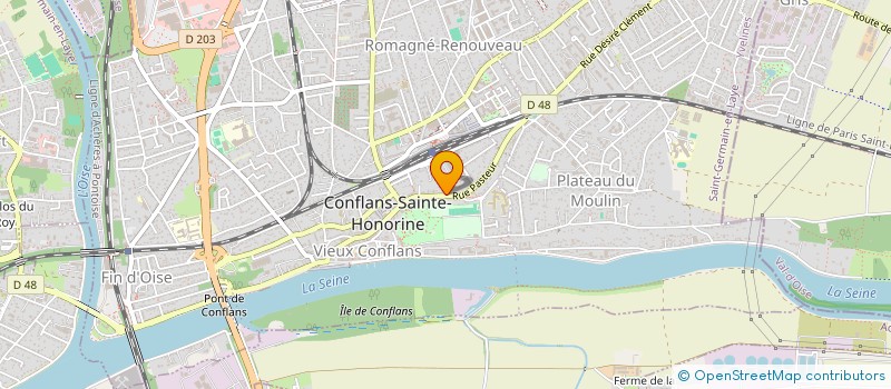 localisation de l'entreprise MONSIEUR SAMUEL BAESSO SCARABELOT  CONFLANS-SAINTE-HONORINE