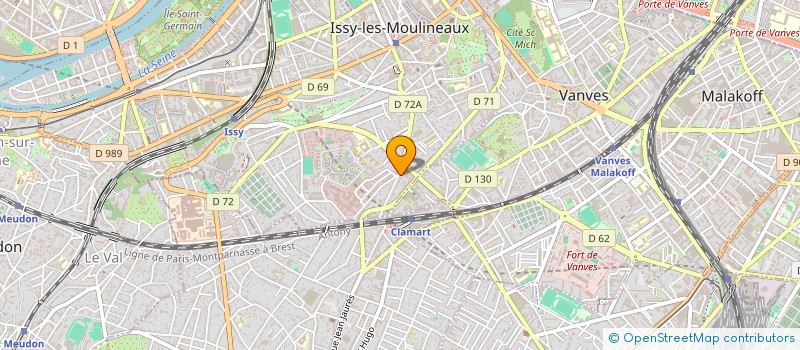 localisation de l'entreprise MONSIEUR SAMUEL BAGDASAROV à ISSY-LES-MOULINEAUX