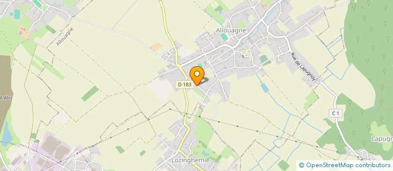 localisation de l'entreprise MONSIEUR SAMUEL BAILLEUL  ALLOUAGNE