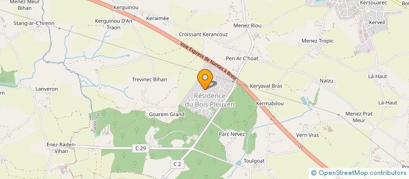 localisation de l'entreprise MONSIEUR SAMUEL BAILLIE  SAINT YVI