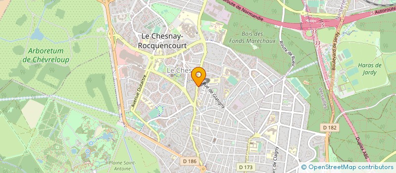 localisation de l'entreprise MONSIEUR SAMUEL BALZAN  LE CHESNAY-ROCQUENCOURT