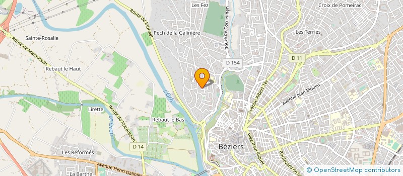 localisation de l'entreprise MONSIEUR SAMUEL BAPTISTE à BEZIERS